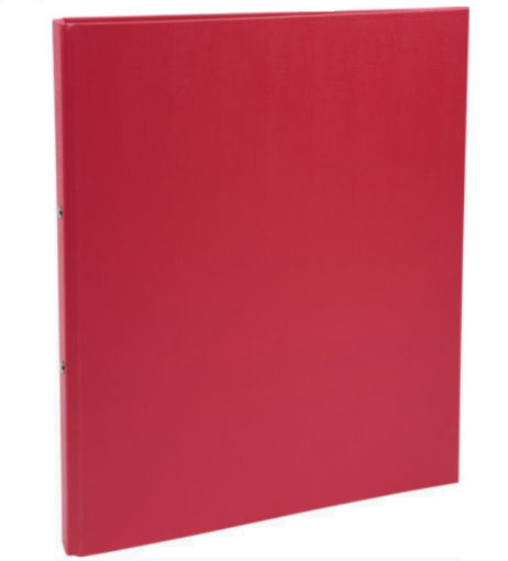 Picture of EXACOMPTA 2 RING FILE HARD 25MM RED